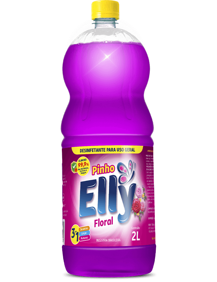 Desinfetante pinho Elly floral 2L